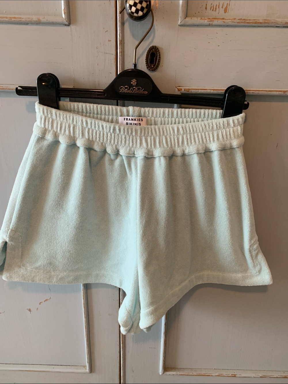 NWOT Frankies Bikinis Mint Coco Terry Resort/Lounge Shorts Size M
